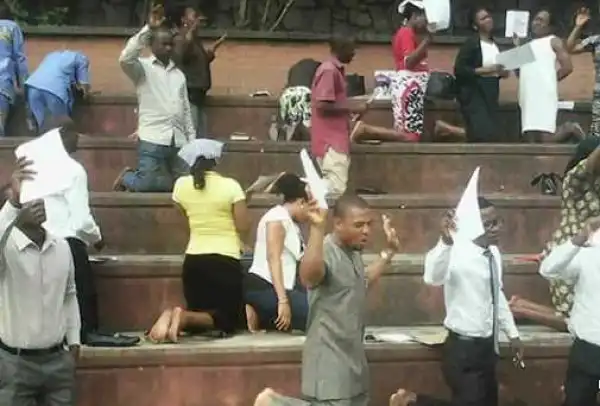 Akwa Ibom Unemployed Teachers Take Matter To God, Says Please Touch Our Governor (Photo)